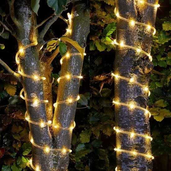7M LED Solar String Light 8 Modes PVC Tube Waterproof IP67 Outdoor Garden Lamp 7M LED Solar String Light 8 Modes PVC Tube Waterproof IP67 Outdoor Garden Lamp
