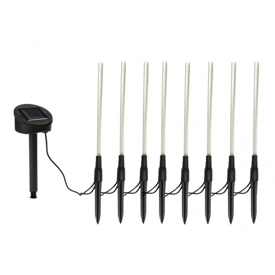 8 In 1 Acrylic LED Solar Power Light Outdoor Pathway Garden Lawn Lighting Lamp 8 In 1 Acrylic LED Solar Power Light Outdoor Pathway Garden Lawn Lighting Lamp