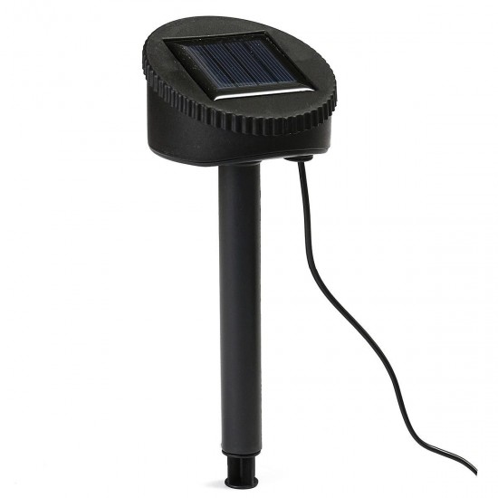 8 In 1 Acrylic LED Solar Power Light Outdoor Pathway Garden Lawn Lighting Lamp