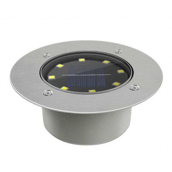 8 LED Solar Underground Light Outdoor Waterproof Light-controlled Buried Lamp Solar Lights for Garden Road Pathway Yard Decor