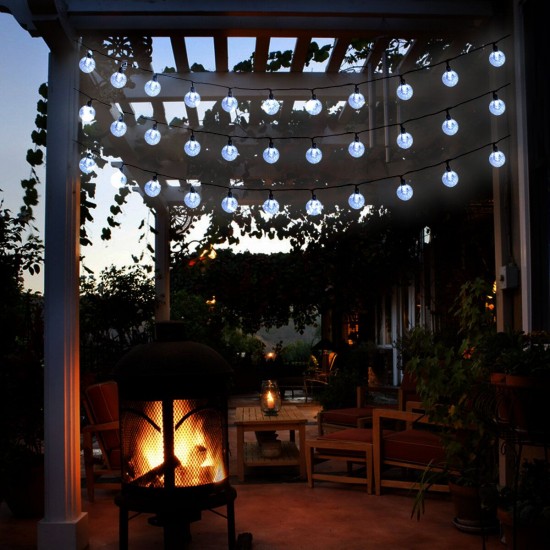 98.5FT 30M Outdoor 300LED Solar Fairy String Light 8 Modes Patio Landscape Lawn Waterproof Garden Yard Lamp 98.5FT 30M Outdoor 300LED Solar Fairy String Light 8 Modes Patio Landscape Lawn Waterproof Garden Yard Lamp