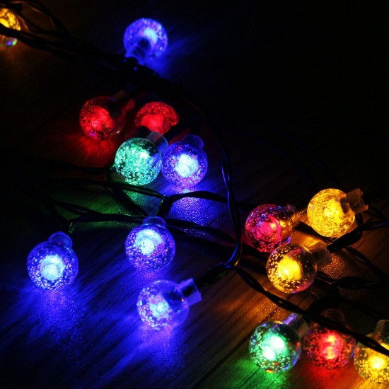 98.5FT 30M Outdoor 300LED Solar Fairy String Light 8 Modes Patio Landscape Lawn Waterproof Garden Yard Lamp