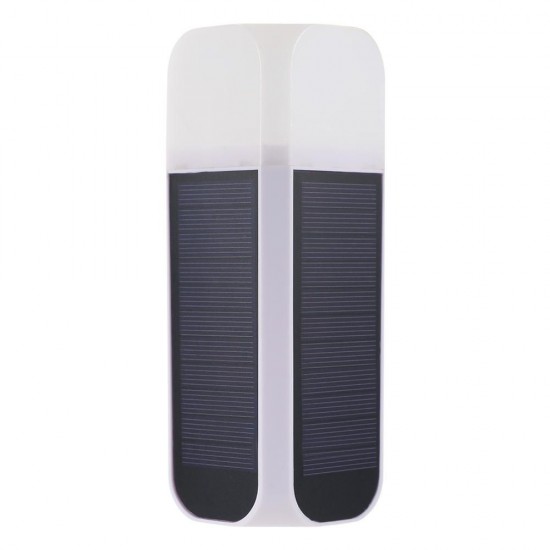 USB Double Solar Panel Rechargeable 21 LED Camping Light 3 Modes Portable Solar Light