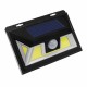 10W Solar Power 66 COB LED Waterproof PIR Motion Sensor Light Outdoor Wide Angle Wall Lamp