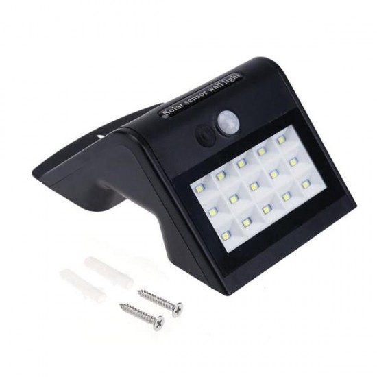 AL-SL18 1W Solar 15 LED PIR Motion Sensor Security Wall Light Waterproof for Outdoor Garden AL-SL18 1W Solar 15 LED PIR Motion Sensor Security Wall Light Waterproof for Outdoor Garden