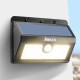 PL-SL 05 Wireless Solar 20 LED Waterproof PIR Motion Sensor Outdoor Warm White Wall Light
