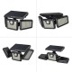 BW-OLT4 Rotatable 3 Heads Adjustable Waterproof 120°PIR Sensor Solar Flood Light BW-OLT4 Rotatable 3 Heads Adjustable Waterproof 120°PIR Sensor Solar Flood Light