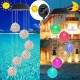 Color Changing Solar LED Rattan Balls Hanging Spiral String Wind Chimes Lamp Light Color Changing Solar LED Rattan Balls Hanging Spiral String Wind Chimes Lamp Light