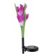 Colorful 4 LED Waterproof Solar Powered Lily Flower Garden Lawn Light Waterproof IP65 Lamp