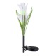 Colorful 4 LED Waterproof Solar Powered Lily Flower Garden Lawn Light Waterproof IP65 Lamp