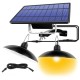 Double Head LED Solar Light Retro Pendant Outdoor Home IP65 Lamp For Camping Home Garden Yard
