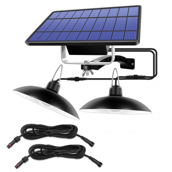 Double Head LED Solar Light Retro Pendant Outdoor Home IP65 Lamp For Camping Home Garden Yard Double Head LED Solar Light Retro Pendant Outdoor Home IP65 Lamp For Camping Home Garden Yard