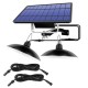 Double Head LED Solar Light Retro Pendant Outdoor Home IP65 Lamp For Camping Home Garden Yard