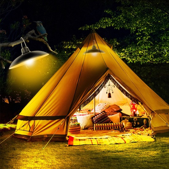 Double Head LED Solar Light Retro Pendant Outdoor Home IP65 Lamp For Camping Home Garden Yard Double Head LED Solar Light Retro Pendant Outdoor Home IP65 Lamp For Camping Home Garden Yard