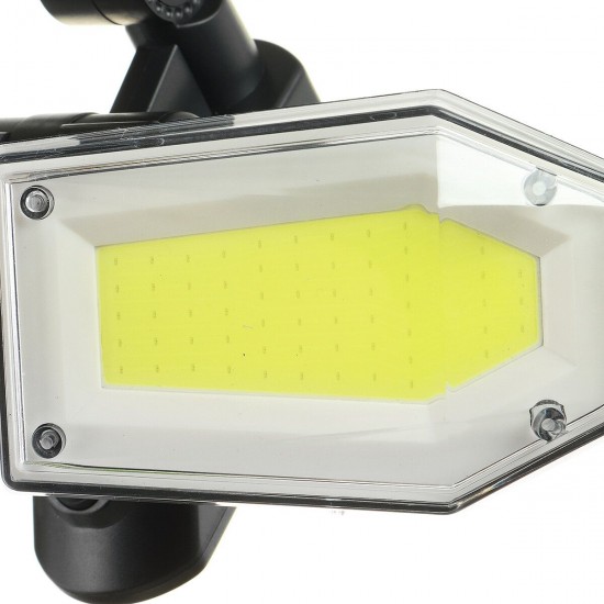Double Head Motion Sensor LED Solar Light Outdoor Spotlight Waterproof Rotatable Wall Lamp