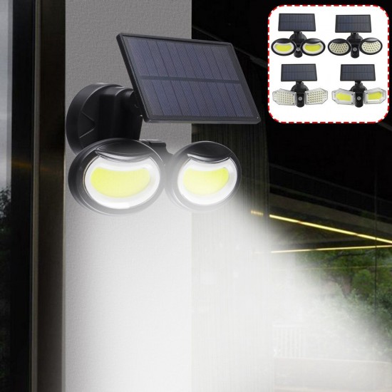 Double Head Motion Sensor LED Solar Light Outdoor Spotlight Waterproof Rotatable Wall Lamp Double Head Motion Sensor LED Solar Light Outdoor Spotlight Waterproof Rotatable Wall Lamp