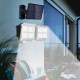 Dual Head 100/120LED Solar Wall Light IP65 PIR Motion Sensor Garden Street Lamp Waterproof Outdoor Decor