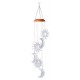 Hanging Wind Chimes Solar Powered LED Light Color Waterproof Garden Home Decor