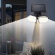 LED COB PIR Motion Sensor Solar Light Waterproof Three Modes Garden Security Wall Lamp for Outdoor