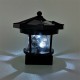 LED Rotating Lighthouse Solar Light Tower Top Garden Yard Lawn Lamp Outdoor Landscape Lighting