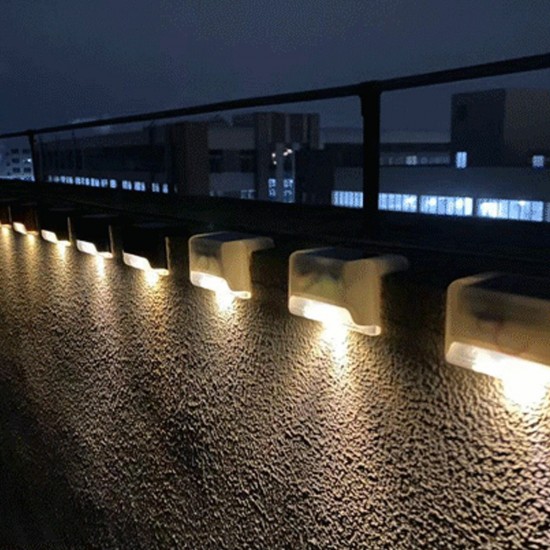 LED Solar Light Outdoor Stair Step Landscape Path Deck Lamp Garden Fence IP65 LED Solar Light Outdoor Stair Step Landscape Path Deck Lamp Garden Fence IP65