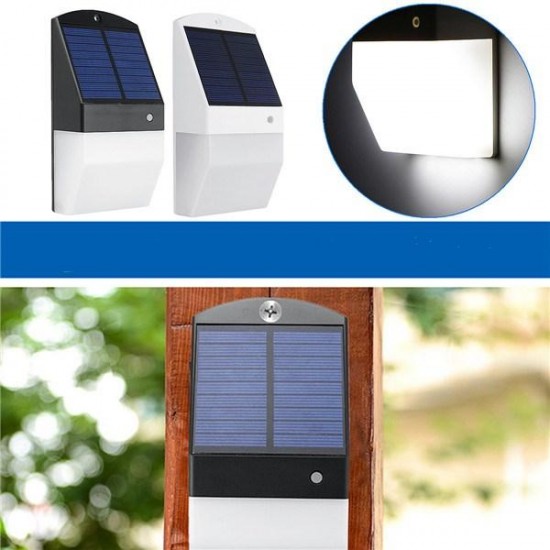 LED Solar Lights Radar Sensor Wall Light Outdoor Waterproof Security Lamp for Garden Fence