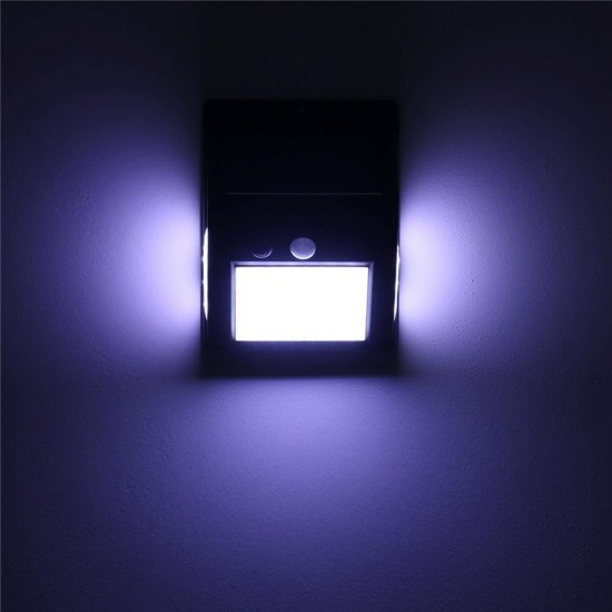 LED Solar Power Light PIR Motion Sensor Garden Yard Wall Lamp Security Outdoor