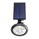 LED Solar Power Panel Spotlight Waterproof Dual Light Color Change Wall Lamp for Outdoor Garden Parks