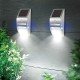 LED Solar Power Wall Light Motion Sensor Outdoor Garden Yard Lamp Waterproof