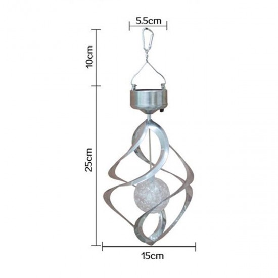 LED Solar Power Wind Chime Spinner Light Outdoor Hanging Lamp for Home Garden Decor LED Solar Power Wind Chime Spinner Light Outdoor Hanging Lamp for Home Garden Decor