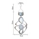 LED Solar Power Wind Chime Spinner Light Outdoor Hanging Lamp for Home Garden Decor LED Solar Power Wind Chime Spinner Light Outdoor Hanging Lamp for Home Garden Decor