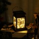 LED Solar Powered Hanging Lantern Light Outdoor Garden Table Fairy String Lamp Waterproof Courtyard Decoration