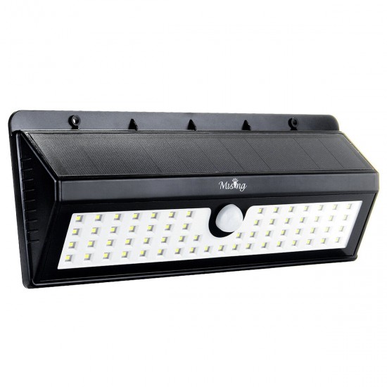 900LM 62 LED Garden Light LED Solar Light Outdoor PIR Human Body Motion Sensor Waterproof IP65 Emergency Wall Lamp 8W