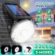 Motion Sensor 32LED Solar Light Three Modes Outdoor Garden Wall Security Flood Lamp