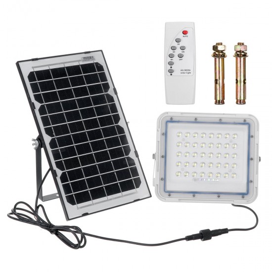 Outdoor 80/144/240LED Solar Flood Light Waterproof Garden Street Wall Lamp + Remote Control