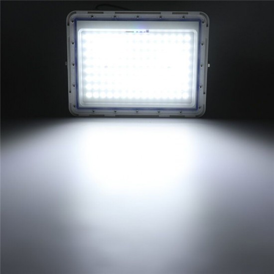 Outdoor 80/144/240LED Solar Flood Light Waterproof Garden Street Wall Lamp + Remote Control