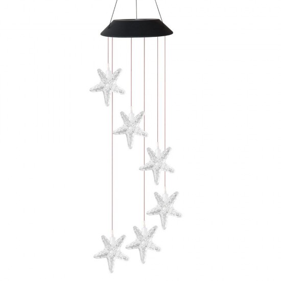 Outdoor LED Solar Powered Wind Chime Light Color Changing Waterproof Yard Garden Lamp Decor Outdoor LED Solar Powered Wind Chime Light Color Changing Waterproof Yard Garden Lamp Decor