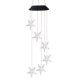 Outdoor LED Solar Powered Wind Chime Light Color Changing Waterproof Yard Garden Lamp Decor