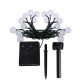 Outdoor Solar Powered 6.5M 30 LED Bulb String Light Garden Holiday Wedding lamp Christmas Tree Decorations Lights Outdoor Solar Powered 6.5M 30 LED Bulb String Light Garden Holiday Wedding lamp Christmas Tree Decorations Lights