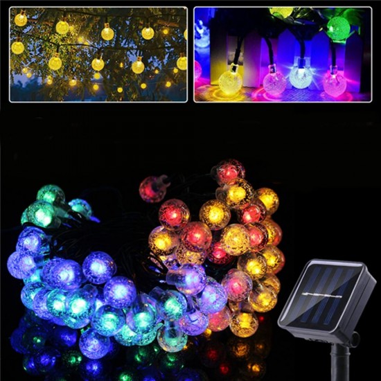 Outdoor Solar Powered 6.5M 30 LED Bulb String Light Garden Holiday Wedding lamp Christmas Tree Decorations Lights Outdoor Solar Powered 6.5M 30 LED Bulb String Light Garden Holiday Wedding lamp Christmas Tree Decorations Lights