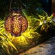 Outdoor Solar Powered LED Lantern Light Hanging Waterproof Garden Lamp Decor for Yard Tree Fence Outdoor Solar Powered LED Lantern Light Hanging Waterproof Garden Lamp Decor for Yard Tree Fence