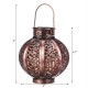 Outdoor Solar Powered LED Lantern Light Hanging Waterproof Garden Lamp Decor for Yard Tree Fence