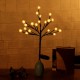 Outdoor Waterproof Solar Powered Pinecone Shape Tree Branch LED String Holiday Light for Patio Decor
