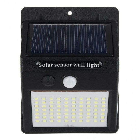 PIR Motion Sensor 3 Modes 140LED Solar Light Super Bright Outdoor Garden Wall Lamp