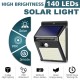 PIR Motion Sensor 3 Modes 140LED Solar Light Super Bright Outdoor Garden Wall Lamp