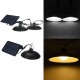 Single/Double Head Solar Powered Pendant Light LED Shed Lamp Outdoor Camping Home Garden Yard Decor