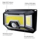 Solar COB PIR Motion Sensor Light 4 Sides Waterproof Outdoor Emergency Garden Security Wall Lamp Solar COB PIR Motion Sensor Light 4 Sides Waterproof Outdoor Emergency Garden Security Wall Lamp