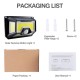 Solar COB PIR Motion Sensor Light 4 Sides Waterproof Outdoor Emergency Garden Security Wall Lamp Solar COB PIR Motion Sensor Light 4 Sides Waterproof Outdoor Emergency Garden Security Wall Lamp