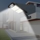 Solar LED Street Light 120/240 COB Waterproof Sensor Remote Control Wall Road Lamp
