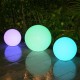 Outdoor RGB LED Remote Waterproof Ball Garden Porch Landscape Pathway Night Light 30/35/40cm